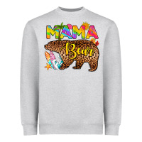 Heather Grey mama bear summer Heavyweight Sweatshirt - RanaPortraitStore
