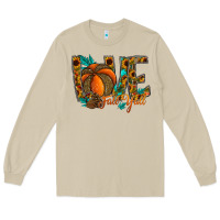 Mushroom Love Fall Y'all Long Sleeve Tee - CowhideDigitalArt