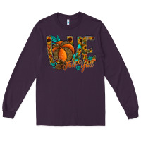 Plum Love Fall Y'all Long Sleeve Tee - CowhideDigitalArt