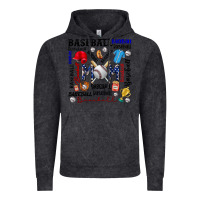 Vintage Black baseball mom Vintage Hoodie - CowhideDigitalArt