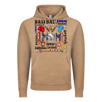 Vintage Coffee baseball mom Vintage Hoodie - CowhideDigitalArt