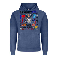 Vintage Denim baseball mom Vintage Hoodie - CowhideDigitalArt