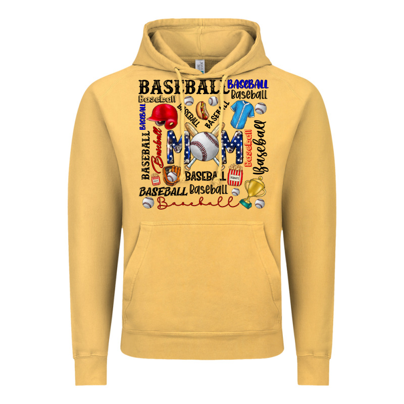 Baseball Mom Vintage Hoodie by CowhideDigitalArt | Teevron