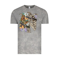 Cloud Rock inhale peace exhale chaos chest Vintage Tee - FaDigitalArtStudio
