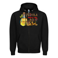 Black tequila made me do it Zipper Hoodie - RanaPortraitStore