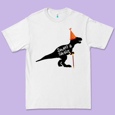 Seven A Saurus Premium Tee Designed By Bettercallsaul