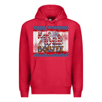 Cardinal red white boujee Premium Hoodie - Artiststas