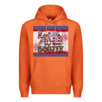 Carrot red white boujee Premium Hoodie - Artiststas
