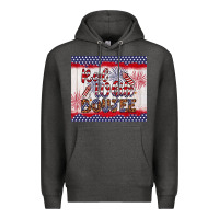 Charcoal Heather red white boujee Premium Hoodie - Artiststas