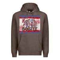 Coffee red white boujee Premium Hoodie - Artiststas