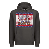 Smoke red white boujee Premium Hoodie - Artiststas