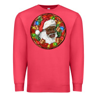 Cardinal Black Santa Christmas Premium Sweatshirt - RanaPortraitStore