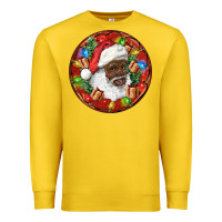 Lemon Black Santa Christmas Premium Sweatshirt - RanaPortraitStore