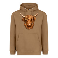 Long Haired Cow Heavyweight Hoodie | Teevron