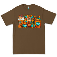 Cacao Thanksgiving Coffee Cups Premium Tee - FaDigitalArtStudio