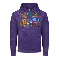 Cloud Purple just a latte moody Vintage Hoodie - CowhideDigitalArt