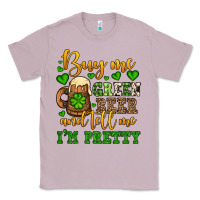 Lilac Buy me green beer and tell me i'm pretty Classic Tee - OliviaCreatesArt