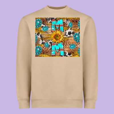 Western Mom Heavyweight Sweatshirt Designed By Ranaportraitstore