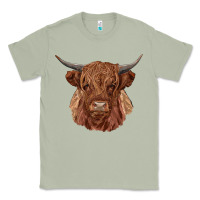 Matcha highland cow Classic Tee - RanaPortraitStore