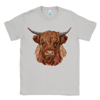 Moon Dust highland cow Classic Tee - RanaPortraitStore