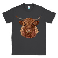 Smoke highland cow Classic Tee - RanaPortraitStore
