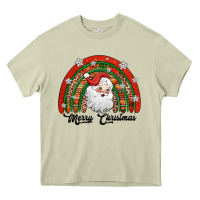Mossy merry christmas santa rainbow Heavy Core Tee - Jasminsmagicworld