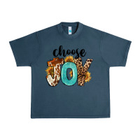 Midnight Navy Choose Joy Urban Heavy Tee - FaDigitalArtStudio
