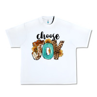 White Choose Joy Urban Heavy Tee - FaDigitalArtStudio
