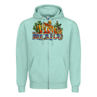 Seafoam viva mexico Zipper Hoodie - RanaPortraitStore