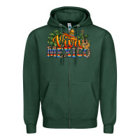 Sports Green viva mexico Zipper Hoodie - RanaPortraitStore