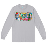 Moon Dust Precschool Teacher Long Sleeve Tee - CowhideDigitalArt