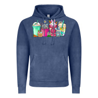 Vintage Denim easter day coffee Vintage Hoodie - CowhideDigitalArt