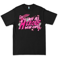 Black Not all heroes wear capes Cancer Awareness Premium Tee - FaDigitalArtStudio