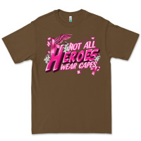 Cacao Not all heroes wear capes Cancer Awareness Premium Tee - FaDigitalArtStudio