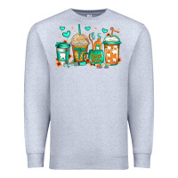 Heather Grey dental life coffee cups Premium Sweatshirt - Jasminsmagicworld