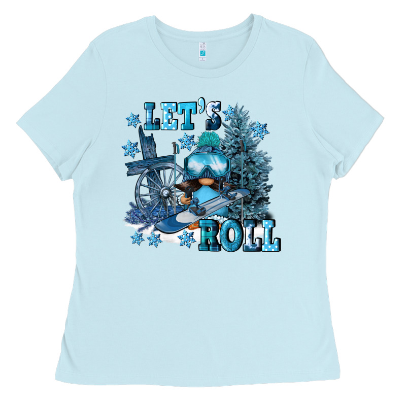 Let's Roll Ladies Tee by FaDigitalArtStudio | Teevron