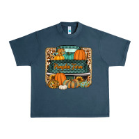 Midnight Navy pumpkin farm truck Urban Heavy Tee - Jasminsmagicworld