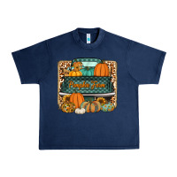 Navy pumpkin farm truck Urban Heavy Tee - Jasminsmagicworld