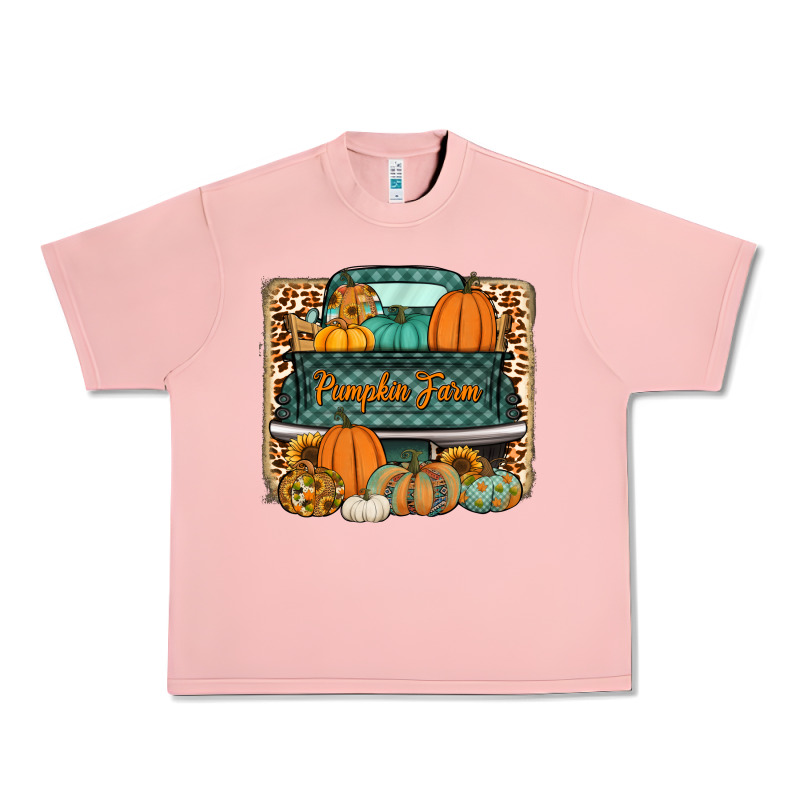 Pumpkin Farm Truck Urban Heavy Tee by Jasminsmagicworld | Teevron