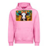 Fuchsia Pink autumn baby cow Urban Hoodie - Jasminsmagicworld