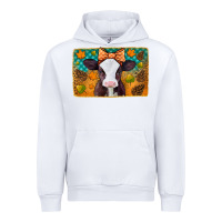 White autumn baby cow Urban Hoodie - Jasminsmagicworld