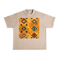 French Oak native american aztec seamless pattern 4 Urban Heavy Tee - BundleAndBundleShop