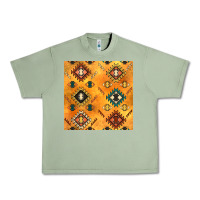 Oil Green native american aztec seamless pattern 4 Urban Heavy Tee - BundleAndBundleShop
