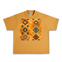 Peanut Butter native american aztec seamless pattern 4 Urban Heavy Tee - BundleAndBundleShop