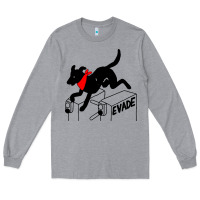 Heather Grey negro matapacos riot dog Long Sleeve Tee - baoMotion