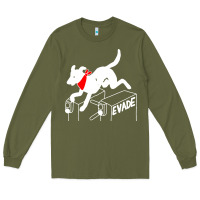 Army Green negro matapacos riot dog Long Sleeve Tee - baoMotion
