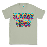 Matcha summer vibes tie dye doodle Classic Tee - CowCowDesign