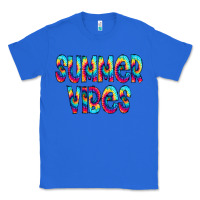 True Royal summer vibes tie dye doodle Classic Tee - CowCowDesign