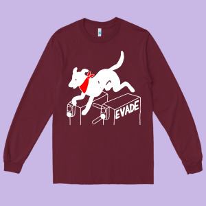 Negro Matapacos Riot Dog Long Sleeve Tee Designed By Baomotion