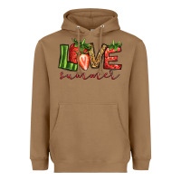 Love Summer Strawberry Heavyweight Hoodie | Teevron